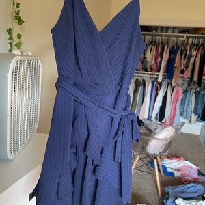 Navy blue altered state dress